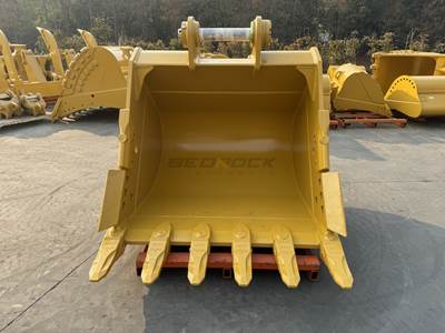 Bedrock 60in Heavy Duty Excavator Bucket for Caterpillar 330 Excavator D Linkage