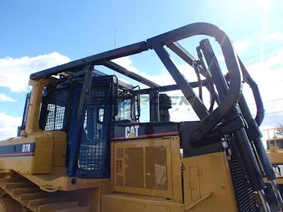 Bedrock Cab Brush Guard for Caterpillar D7R Bulldozer