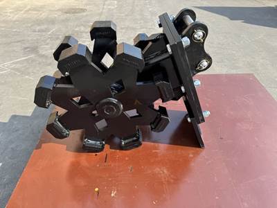 Bedrock Excavator Compaction Group for 1 ton Mini Excavator, 12in width, 2 x 30mm Pins