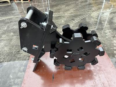 Bedrock Backhoe Compaction Group for 415 - 450 Backhoe, 12in width, S Pin 50mm & L Pin 45mm