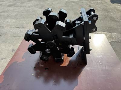 Bedrock Excavator Compaction Group for 1 ton Mini Excavator, 16in width, 2 x 30mm Pins