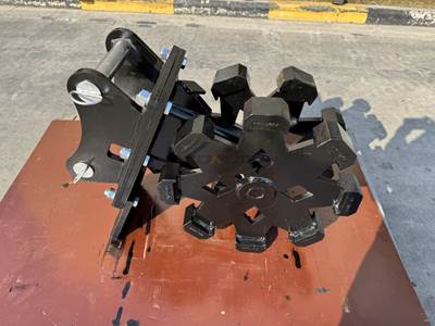 Bedrock 5 - 6 Ton Mini Excavator Compactor Attachment for Caterpillar 5 - 6 Ton Mini Excavator Excavator