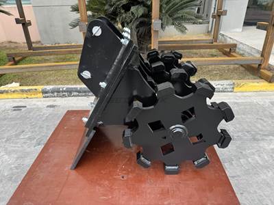 Bedrock Excavator Compaction Group for 7 - 9 ton Mini Excavator, 36in width, 2 x 50mm Pins