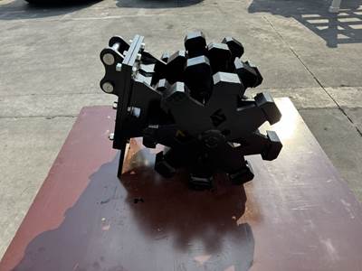 Bedrock Excavator Compaction Group for 1 ton Mini Excavator, 22in width, 2 x 30mm Pins