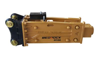 Bedrock Hydraulic Hammer for 10 - 15 ton Machinery, 65mm x 2, A Linkage