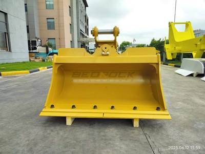 Bedrock 60" Tilt Ditch Cleaning Bucket for Caterpillar 312 Excavator