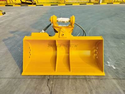 Bedrock 48" Tilt Ditch Cleaning Bucket for Caterpillar 306 Excavator
