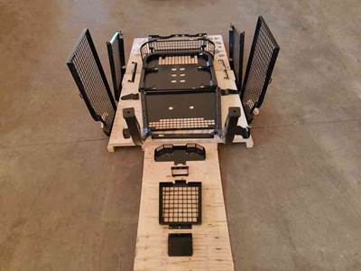 Bedrock Screens and Sweeps package for Caterpillar D5K2 D4K2 D3K2 D1 D2 D3 Bulldozer