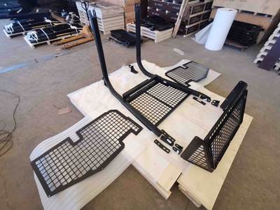 Bedrock Screens and Sweeps, Including Rear Screens package for Komatsu D39PX-24, D37EX-24, D37PX-24 Bulldozer