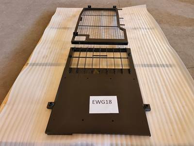 Bedrock Mesh Style Front Window Guard with Top Guard fits CAT Excavator 308E/E2 CR