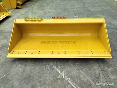 Bedrock 72" General Purpose Bucket for Caterpillar Skid Steer Loader