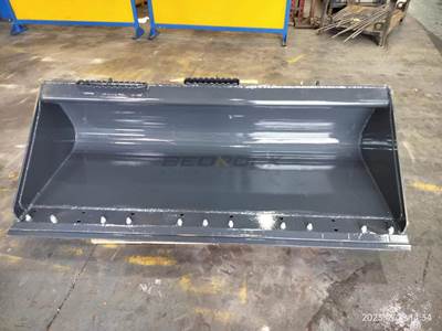 Bedrock 72" Mini Hydraulic Excavator/Skid Steer Loader GP Bucket for Skid Steer Loader