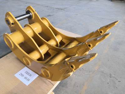 Bedrock EXCAVATOR RAKE GP-GP (B LINKAGE 36"), 2 x 80mm Pins, B Linkage for Caterpillar 320E B Linkage Excavator