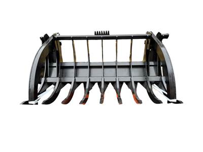 Bedrock Loader Rake with Double Top Clamp 120in