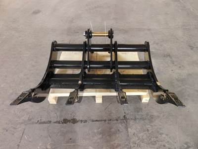Bedrock Excavator Rake fits CAT 307, 40mm Pin