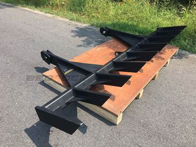 Bedrock 10FT Universal Root Rake for Caterpillar D8 D9 D10 Bulldozer