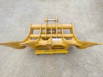 Bedrock Excavator Rake 60in, 2 x 70mm Pins, 315 Linkage