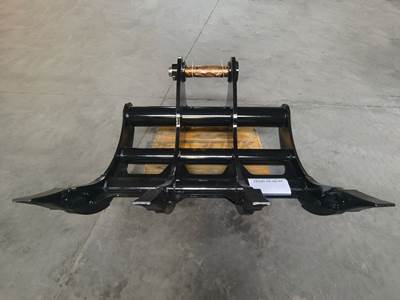 Bedrock Excavator Rake for JD 330 60in, 2 x 100mm Pins