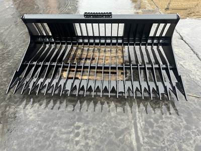 Bedrock 73in General Purpose Skeleton Bucket for Skid Steer Loader