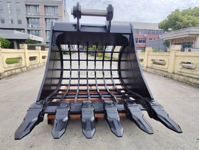 Bedrock John Deere, Hitachi 330/350/370/380, 60in, 100mm Pins, Skeleton Bucket