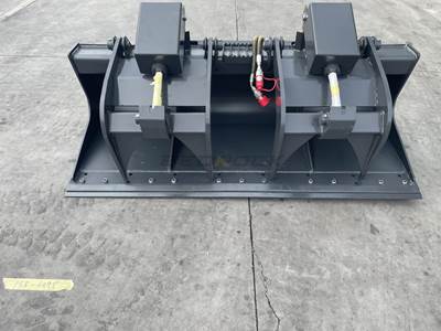 Bedrock Skid Steer Loader Grapple Buckets 1829 mm (75 in), bolt-on cutting edge