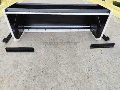 Bedrock Mini Hydraulic Excavator / Skid Steer Loader Snow Pusher, 96in