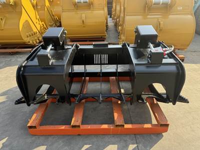 Bedrock 1829 mm (72 in) Grapple Rake for Skid Steer Loader