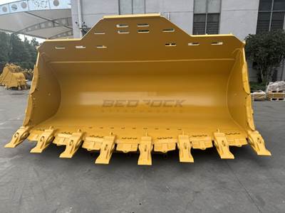 Bedrock Loader Spade Nose Rock Bucket PIN ON CAT 988H, 6.4m3, 158in