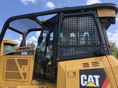 Bedrock Sweeper Attachment for Caterpillar D6K-2C, D4 (Including Door Screens) Bulldozer