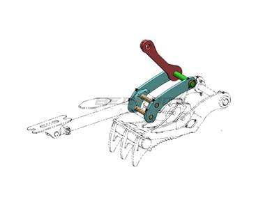 Bedrock New Gen Thumb Conversion Group for Caterpillar 311 312 314 Excavator