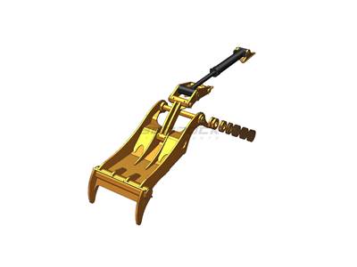 Bedrock Thumb fits 90mm Pin Excavators, PIN GRABBER, 2 Teeth, 90mm Pin, 48 in Bucket