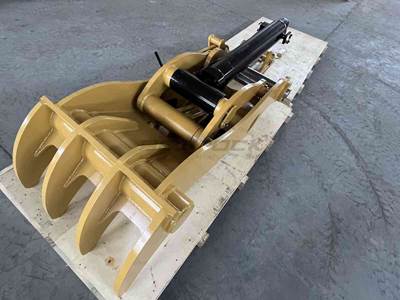 Bedrock 4 Teeth 54” Pin Grabber Thumb for Caterpillar 330D 336D 336E 330 336 Excavator Next Gen Pro Plus