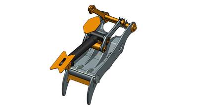 Bedrock 2 Teeth Progressive Thumb 36” Pin Grabber for Caterpillar 320 Excavator