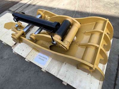 Bedrock 4 Teeth Pro Plus Thumb 54” Pin ON for Caterpillar 345 349 Excavator