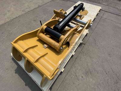 Bedrock 3 Teeth Pro Plus Thumb 54" Pin ON for Caterpillar 349 Excavator