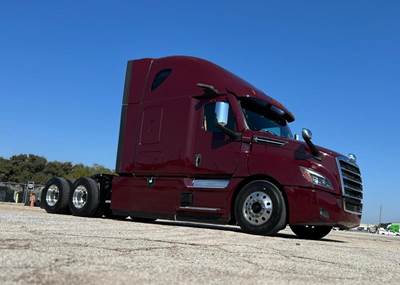 Freightliner Cascadia 126 Sleeper Semi Truck - 72" Raised Roof Sleeper With Mirror Eye, Detroit 400HP