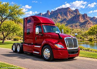 International LT625 Sleeper Semi Truck - Cummins 400HP