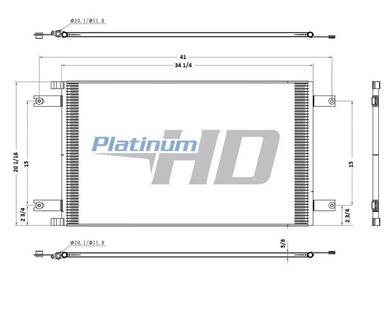 Peterbilt 579 A/C Condenser