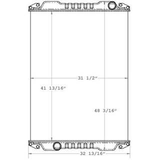 Freightliner Cascadia Radiator for a Freightliner Cascadia 123