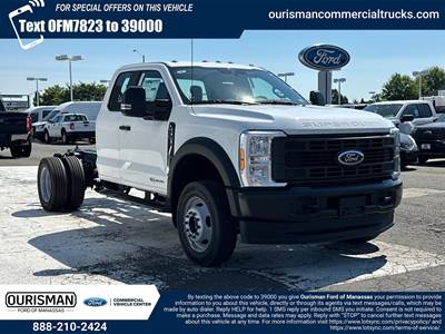 Ford F-550 XL Extended Cab Cab & Chassis Truck - 10 Speed Automatic