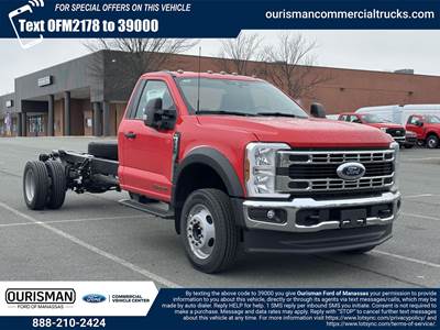 Ford F-550 XL Cab & Chassis Truck - 10 Speed Automatic