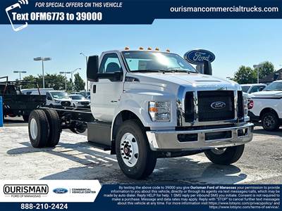 Ford F-750 XL Chipper Truck - 10 Speed Automatic, Chipper Body