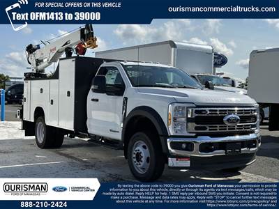 Ford F-550 XL Crane Truck - Knapheide Welder / Mechanics Body / Crane Truck Body, 10 Speed Automatic