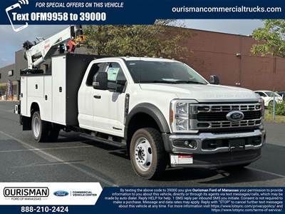Ford F-550 XL Crane Truck - Knapheide Welder / Mechanics Body / Crane Truck Body, 10 Speed Automatic