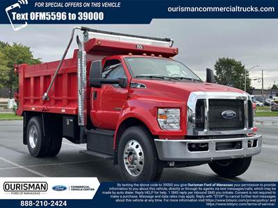 Ford F-750 XL Dump Truck - 10 Speed Automatic, 12' Dump