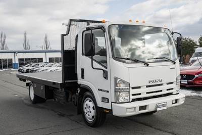 Isuzu NPR Flatbed Truck