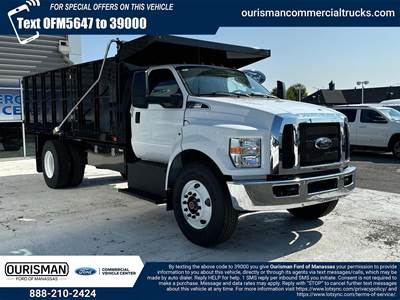 Ford F-650 16 ft Landscape Truck - 6 Speed Automatic, Landscape Dump Body