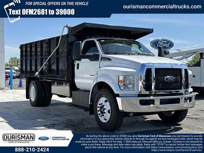 Ford F-650 16 ft Landscape Truck - 10 Speed Automatic, Landscape Dump Body