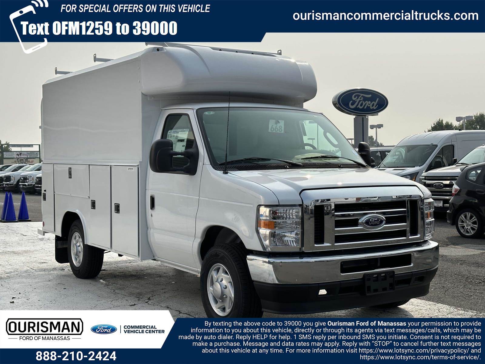 2024 Ford E350 Service Van 6 Speed Automatic For Sale, 53 Miles