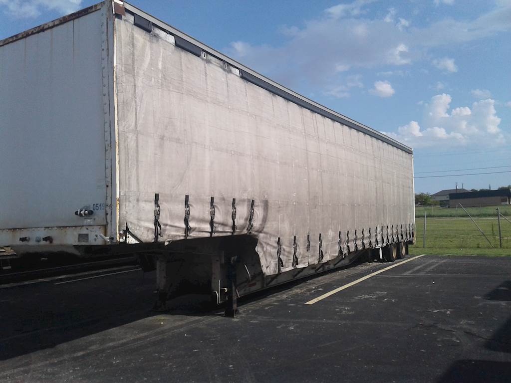1994 Nu Van Step Deck Curtain Side Trailer Curtain Side Trailer For